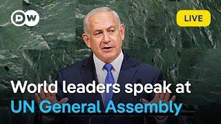 Live: Netanyahu, world leaders speak at United Nations General Assembly Day 3 | DW News