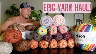 Epic Yarn Haul: Unboxing 50+ Skeins! Reviews, Projects, & Crochet Inspiration!