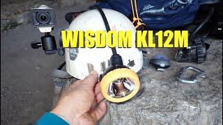 Wisdom KL12M Miners Light Charging Demo. Caving.