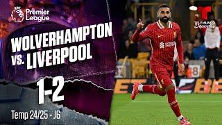 Highlights & Goals: Wolverhampton vs. Liverpool 1-2  | Premier League | Telemundo Deportes