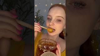 ASMR Eating Honey In A Jar! 