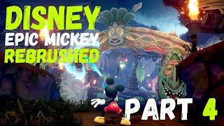 DISNEY EPIC MICKEY REBRUSHED Full Walkthrough Part 4 - Mickey’s Magical Battle with Shadow Blot!