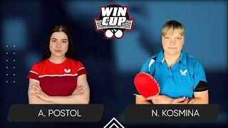 11:00 Anastasiia Postol - Natalia Kosmina 01.10.2024 WINCUP Master. TABLE 1