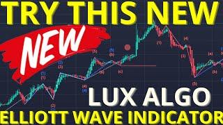 Try This New Elliott Wave [LuxAlgo] Indicator In Tradingview For Forex and Cryptos.