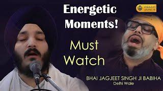 Energetic Moments ️ Bhai Jagjeet Singh Ji Babiha AKJ Style Kirtan at G. Singh Sabha | Tagore Park