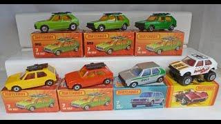 Matchbox Superfast MB7e VW Golf & 7f Rabbit [Matchbox Picture Box Collection]