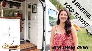 Beautiful Ford Transit Build w/ Great OVEN! thegalavan