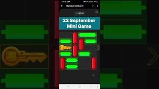 Hamster Kombat Mini Game Today 23 September | Hamster Puzzle For Today | Mini Game Hamster Kombat 23