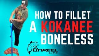 How To Fillet A Kokanee BONELESS #filletfish #kokaneefishing