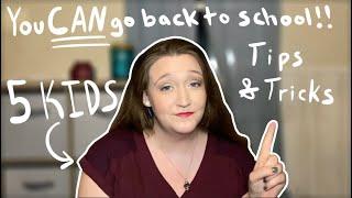 How to Go Back to School as a Single Mom // Adult Learner / Tips to Get Started