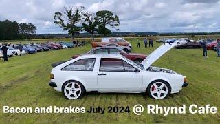 Bacon and Brakes July 2024 @ Rhynd Cafe - RWD Mk2 Scirocco 20v 1.8T