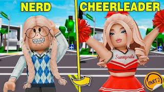 From Nerd To Cheerleader, EP 2 | roblox brookhaven rp