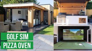 Golf Simulator Garden Room I Outdoor Barbecue I Pizza Oven I Jacuzzi I