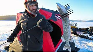 Hunting Pike in the Frozen North | Two Nights at a Remote Public Use Cabin