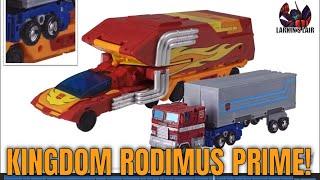 Transformers Kingdom Rodimus Full Reveal and Scale Thoughts, Larkin's Lair