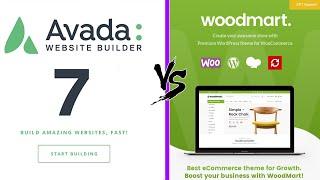 Avada vs Woodmart - Comparing WP-themes with great Starter Sites