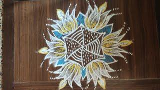 Rangoli | simple rangoli designs | easy rangoli | dots rangoli | dhinam oru kolam