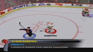 NHL 2003 Penalty Cross Checking Ken Daneyko New Jersey Devils (PS2)