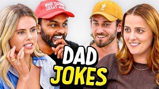 Dad Jokes | Don't laugh Challenge | Sath x Peyton vs Kat x Pat | Raise Your Spirits