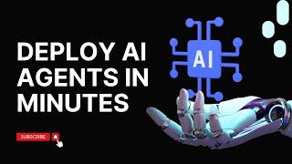 How to build & Deploy AI agents on your website in 10min ( EASY)