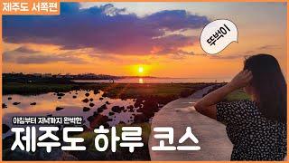 버스 타고 제주도 서쪽 여행 | 제주도 뚜벅이 여행 브이로그 | 마라도, 산방산, 용머리해안, 오설록, 노을명소