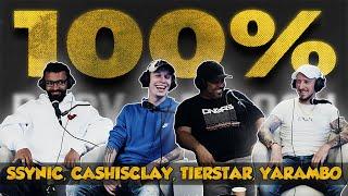 100% Realtalk 184 | Battlerap Special | Ssynic vs. KuchenTV | Juden-Lines, Tabus & Grenzen