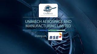 Listing Ceremony of Unimech Aerospace and Manufacturing Limited at BSE.