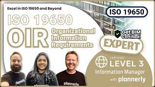 (OIR) Organizational Information Requirements: ISO 19650 Training