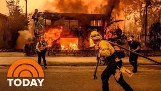 California wildfires: Firefighters struggle with strained water system