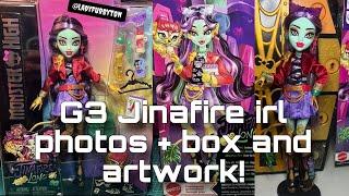 MONSTER HIGH NEWS! G3 Jinafire Long irl photos! Saran hair and glued on ears??