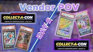 Selling Pokemon Cards at Collect-A-Con Charlotte & Kansas | Vendor POV