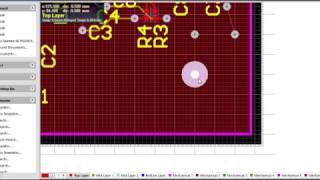 Altium Designer реперные метки. Fiducial mark