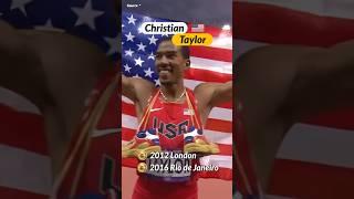 Athletics -  Christian Taylor - United States - The memorabilia No. 95E #athletics #olympics