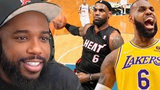 CashNasty Reacts To 100 LEGENDARY LeBron James Highlights & Moments