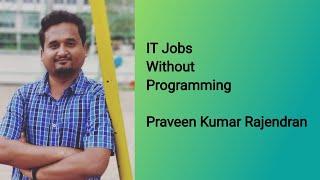 What are the IT Jobs without programming?