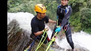 Diana Acevedo Canyoning Fin del Mundo