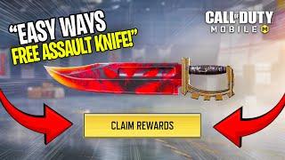 Easy Ways to Unlock FREE ASSAULT KNIFE in CODM! 