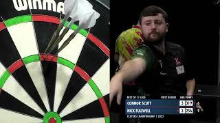 Crazy checkouts & 180's, Connor Scutt v Nick Fullwell - Players Championship 1 2023