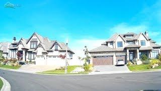 Khu Nhà Mới Bạc Triệu Surrey Canada |  Láy Xe Vòng Quanh Khu Nhà Mới