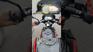 Bajaj Pulsar 125 vs Honda sp125 #short #dragrace #comparison #pulsar #hondasp125bs6review