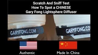 Amazon Counterfeit Scratch Test - GARY FONG LIGHTSPHERE