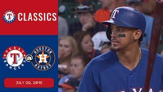 Astros vs. Rangers - July 29, 2018 (Rangers become 1st team to sweep Astros in '18 season)