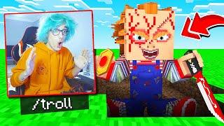 Minecraft'ta Arkadaşımı Katil Bebek Chucky ile TROLLEDİM!