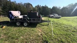 Easy way to move horses without moving water trailer with rotational grazing.