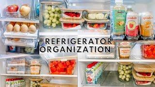 ORGANIZE WITH ME | REFRIGERATOR ORGANIZATION | SPRING CLEAN DECLUTTER