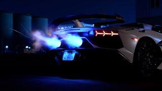 Flame Spitting Aventador SVJ Wakes Up Boston City (4K)