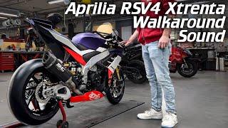 Aprilia RSV4 Xtrenta | Walkaround | Startup