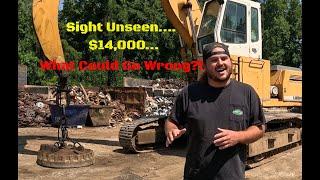 I Bought a HUGE Liebherr 942 at Auction Sight Unseen for $14,000! What Could Go Wrong?!