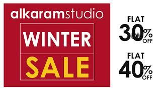 Alkaram Studio  - Winter Sale - Flat 30% & Flat 40%