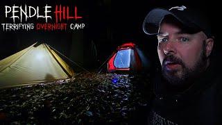 We Spent the Night Haunted Camping at PENDLE HILL!!